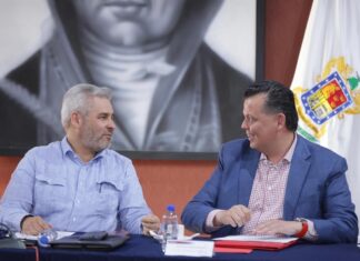 Revisa Bedolla avances de obra Faeispum con alcaldes del PRI