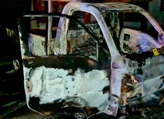 DOS HOMBRES EJECUTADOS JUNTO A VEHÍCULO CALCINADO EN TARÍMBARO