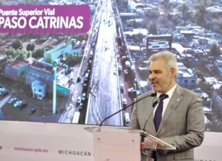 Paso Catrinas abre hoy circulación en carriles centrales: Bedolla