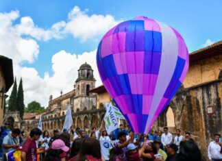 Julio Arreola inaugura el Cantoya Fest 2025, con ocupación hotelera al 100% y hermanamiento con Tecate, Baja California