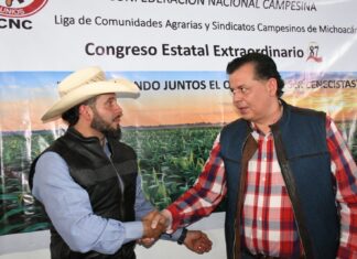 Reconoce CNC Michoacán a Ramon Cano Vega, exsecretario de Agricultura