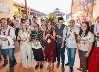 Santa Clara del Cobre enamora en la inauguración de la LIX Feria Nacional del Cobre y el 80° Concurso Nacional de Cobre Martillado
