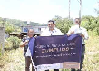 En Tarímbaro, celebra CMASC acuerdo reparatorio y restituye inmueble a su legítimo propietario, víctima de despojo