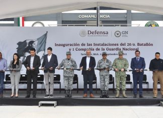 Inaugura Bedolla cuartel regional de la Guardia Nacional en Tarímbaro