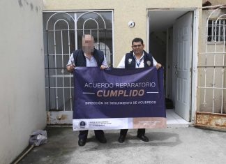 Fiscalía General logra acuerdo reparatorio y restituye inmueble a víctima de despojo, cometido en Tarímbaro