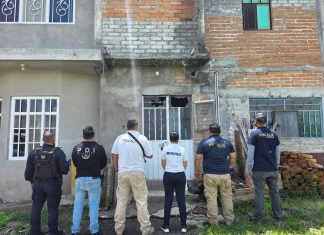 En un cateo, Fiscalía General asegura objetos robados en un inmueble de la localidad de San Miguel, en el municipio de Tarímbaro