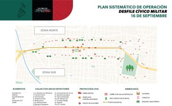 Conoce los 20 accesos con arcos detectores que habrá para el desfile del 16 de septiembre en Morelia