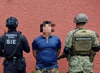 Detenido en Buenavista presunto extorsionador de limoneros durante operativo interinstitucional