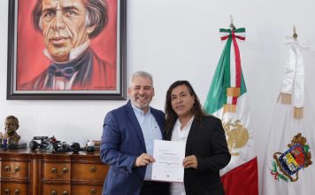 Nombra Bedolla a Sergio Pimentel como nuevo rector de la UTM