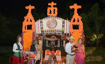 Santa Clara del Cobre y Zirahuén representan con orgullo a Michoacán en el Festival de la Vida y la Muerte en Xcaret: Dayana Pérez