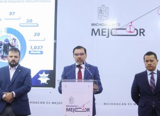 Michoacán con tendencia a la baja en homicidio doloso en los últimos 9 meses: SSP