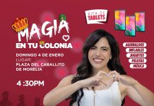 Giulianna Bugarini anuncia festival de Reyes “Magia en tu colonia” para niñas y niños de Morelia