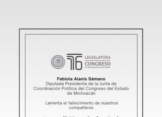 Comparto posicionamiento de la Presidencia de la Junta de Coordinación Política: